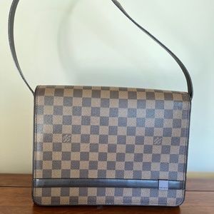 Louis vuitton Damier Ebene Tribeca Long Bag